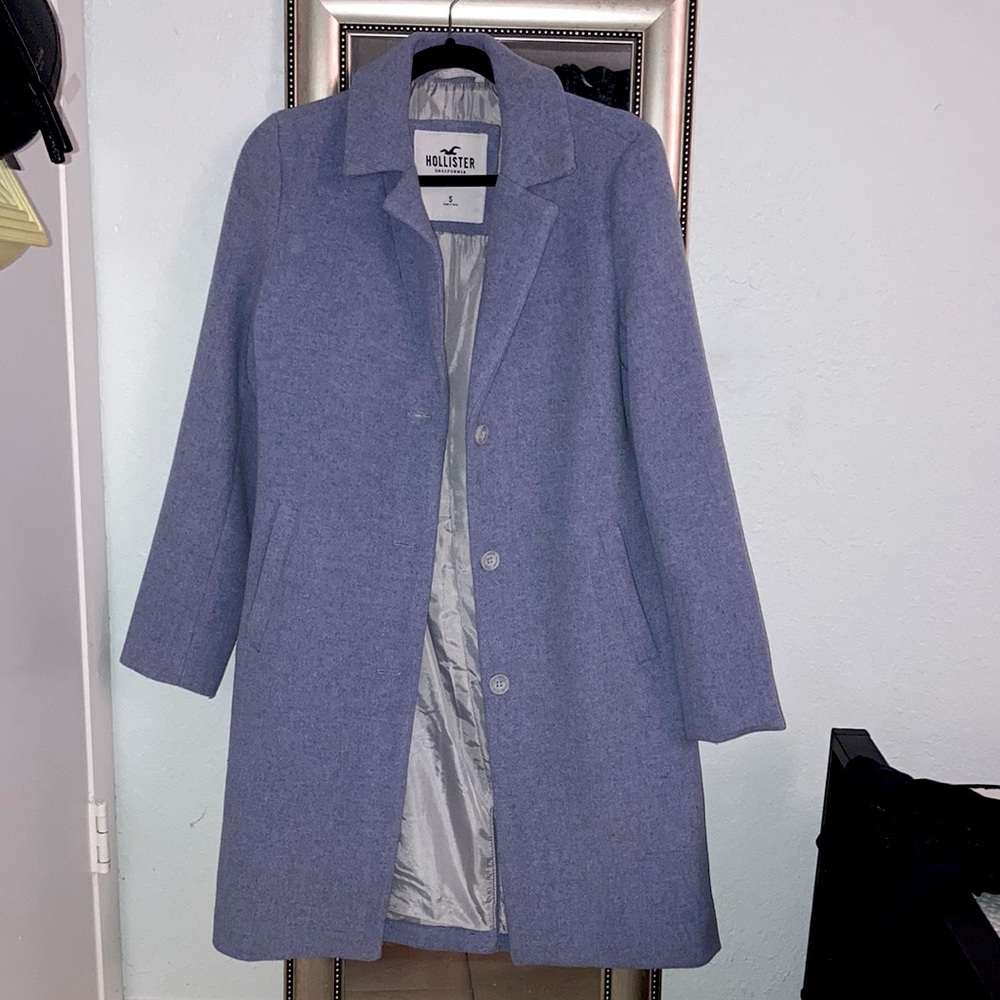 Wool blend coat Hollister